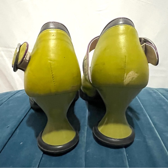 John Fluevog Mini Elif Mary Jane Heels Women’s Size 8 - Fun, Funky & Fabulous! - Picture 6 of 11